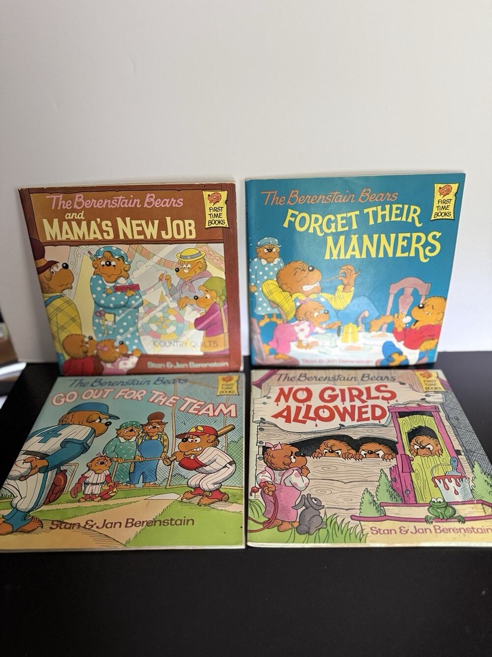 Vintage Berenstain Bears 7 Book Lot 4 First Edition 1st Printings 1980s